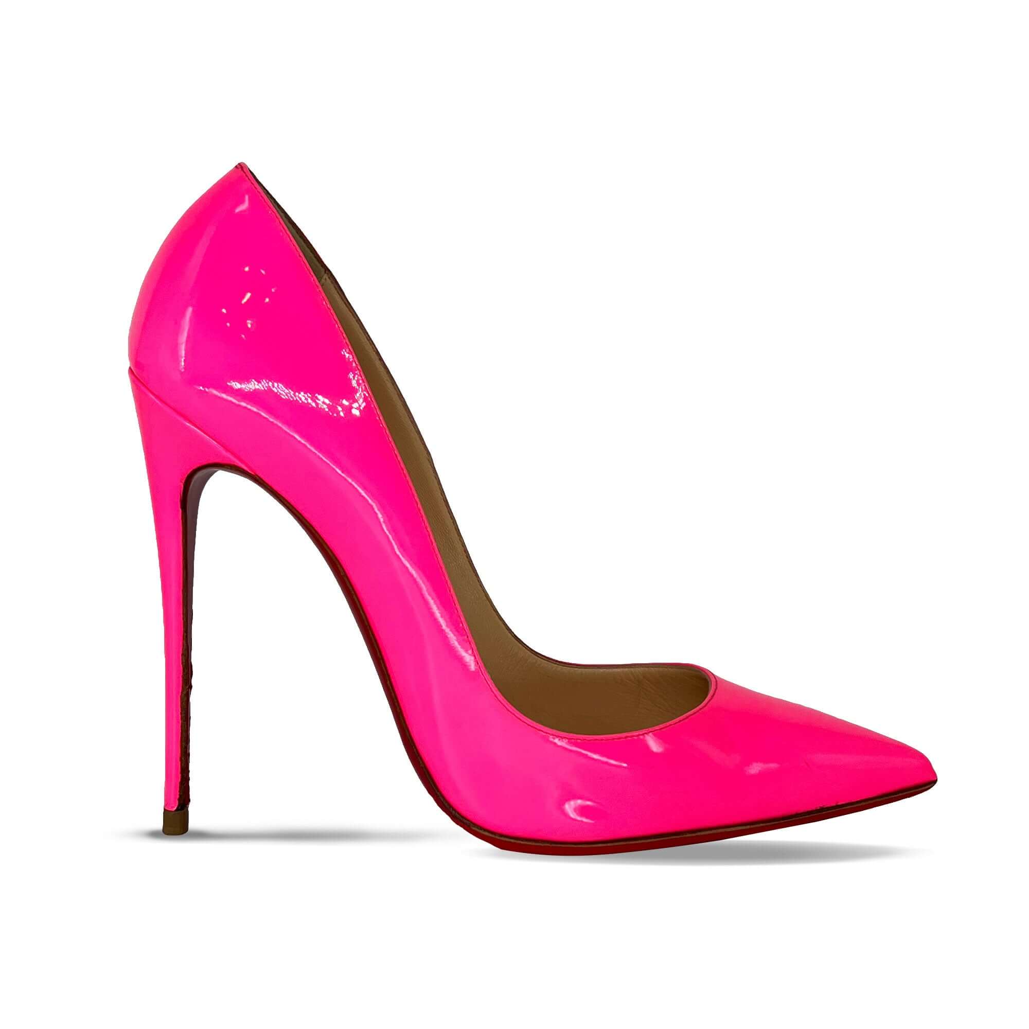 Christian Louboutin pink So Kate leather heels