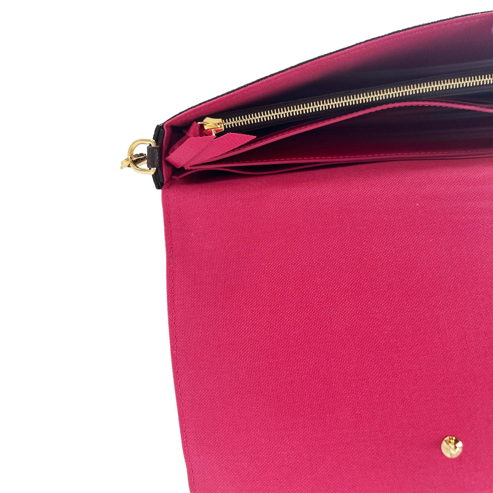 Louis Vuitton Monogram Christmas Animation pochette chain wallet