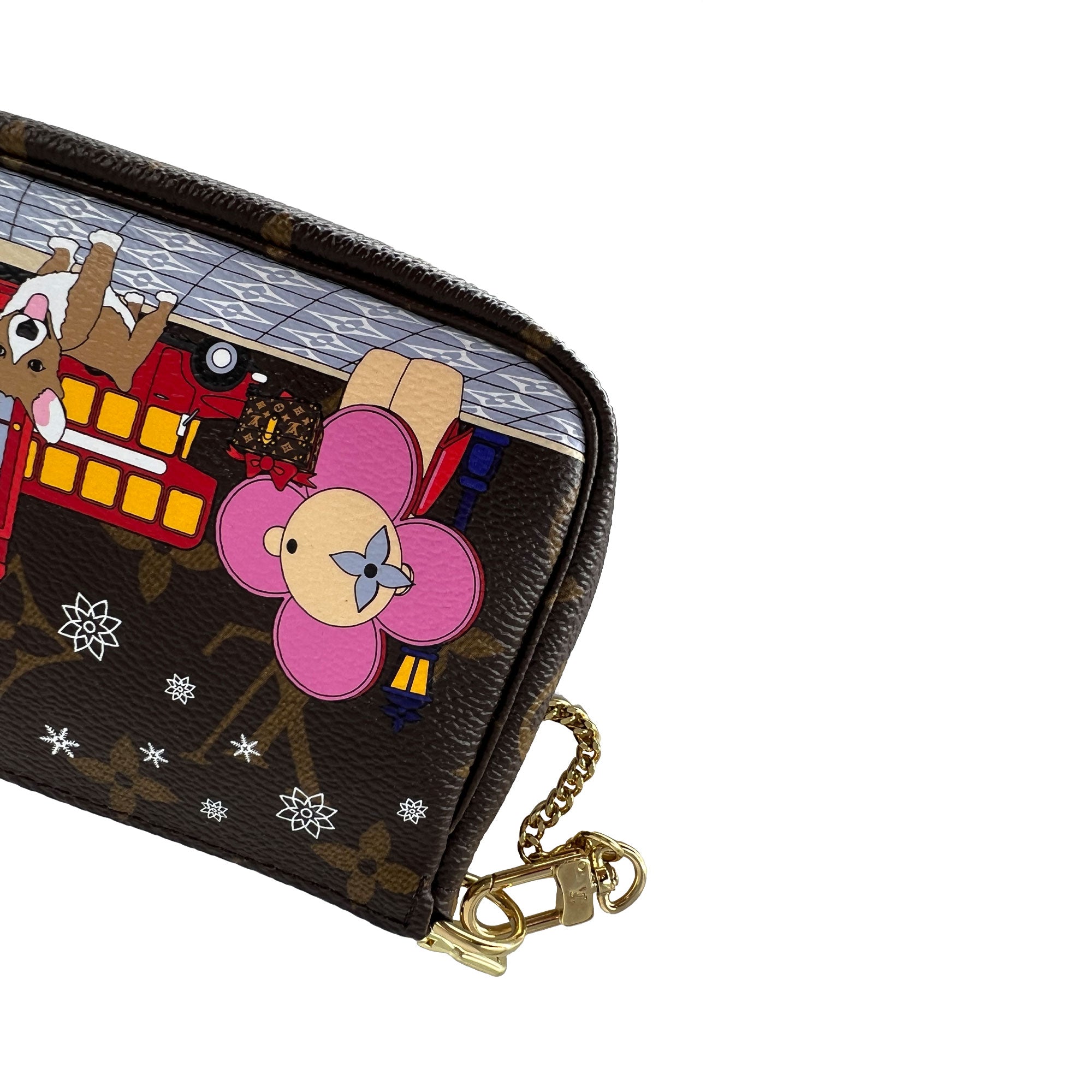 Louis Vuitton Holiday mini pochette accessories handbag