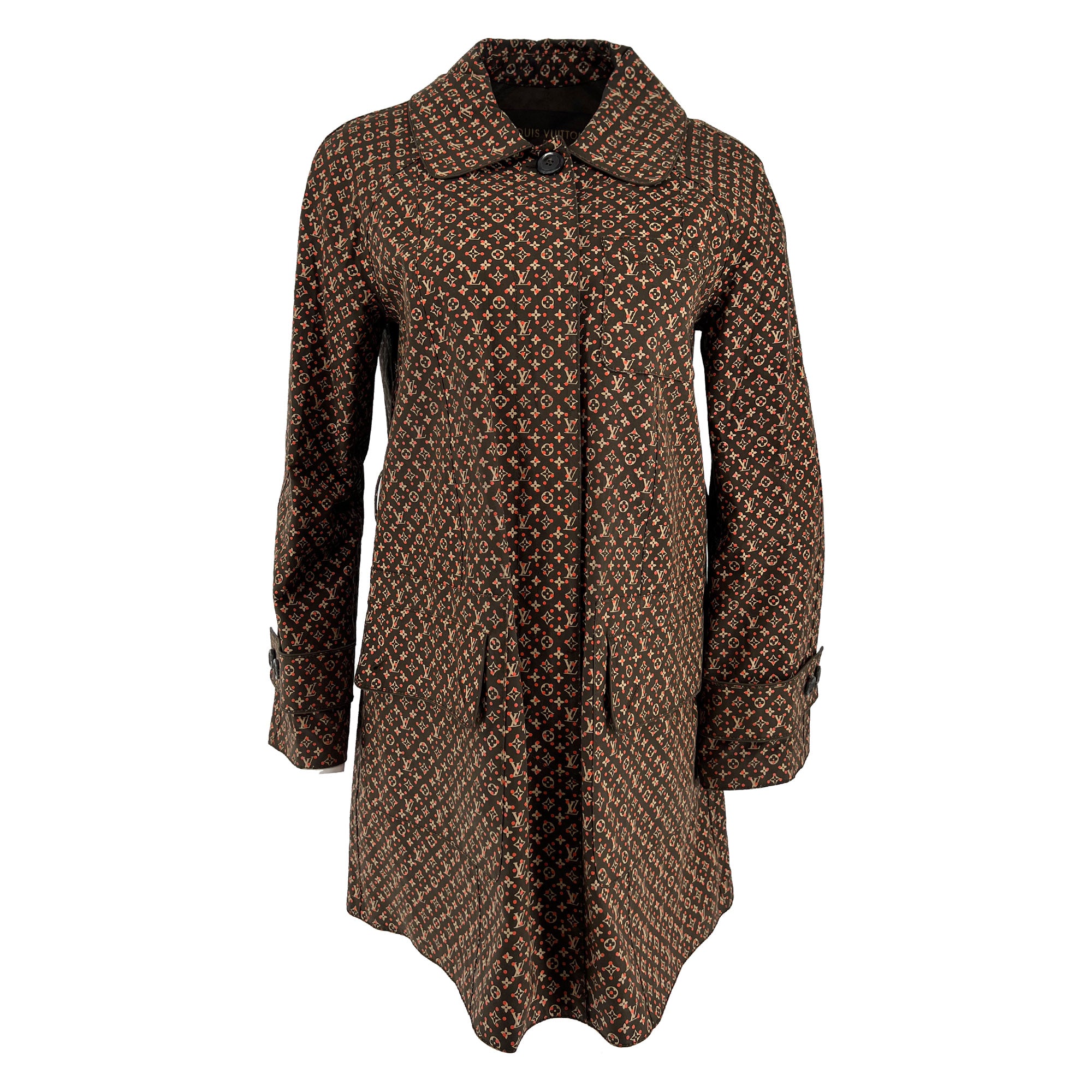 Louis Vuitton Monogram & Polka Dots Trench Coat
