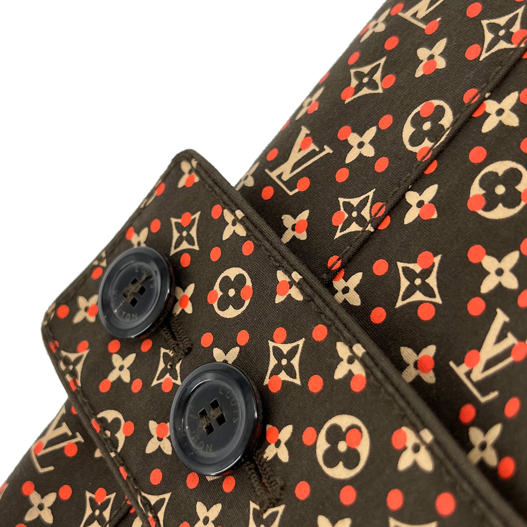 Louis Vuitton Monogram & Polka Dots Trench Coat