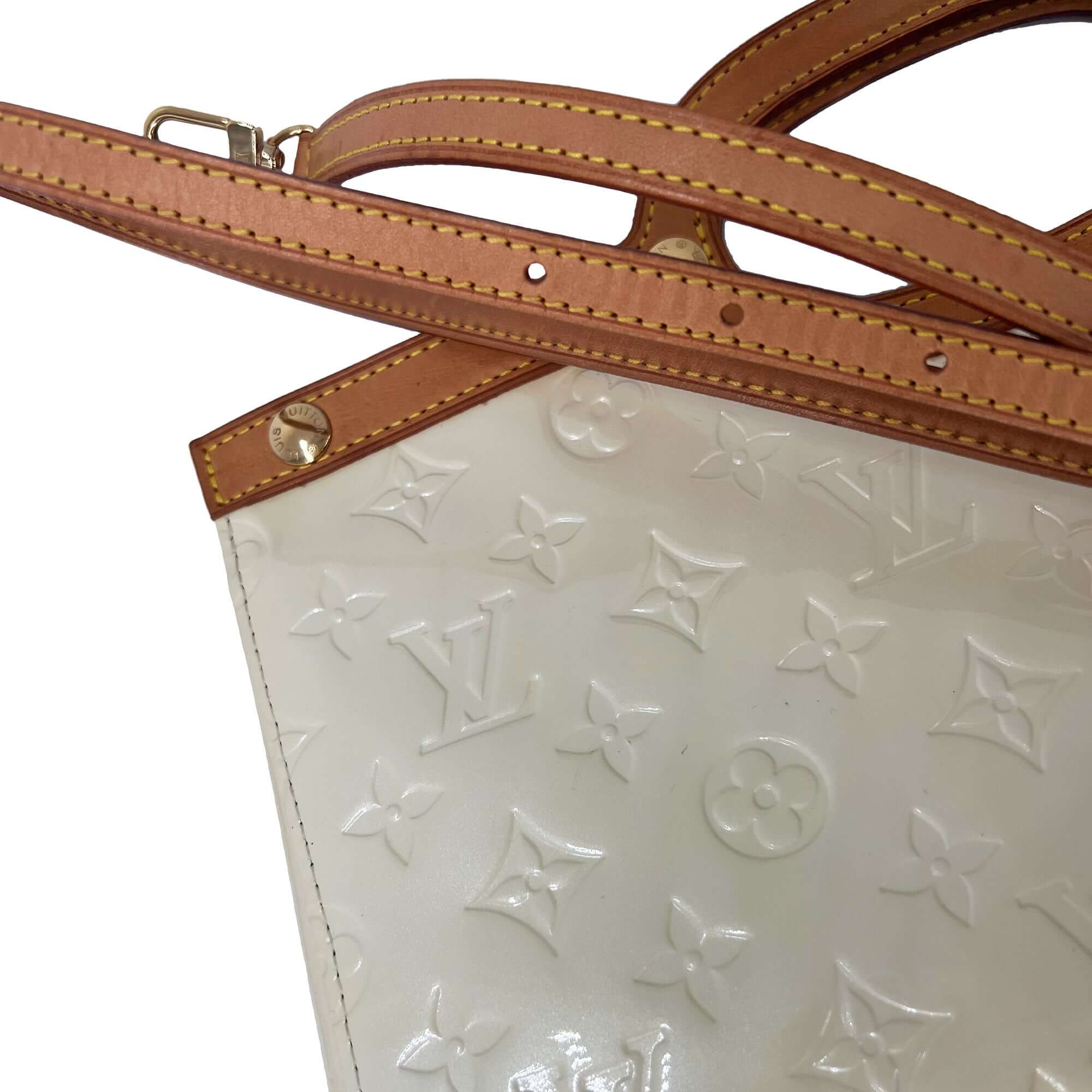 Louis Vuitton Roxbury Drive vernes peal patent leather handbag