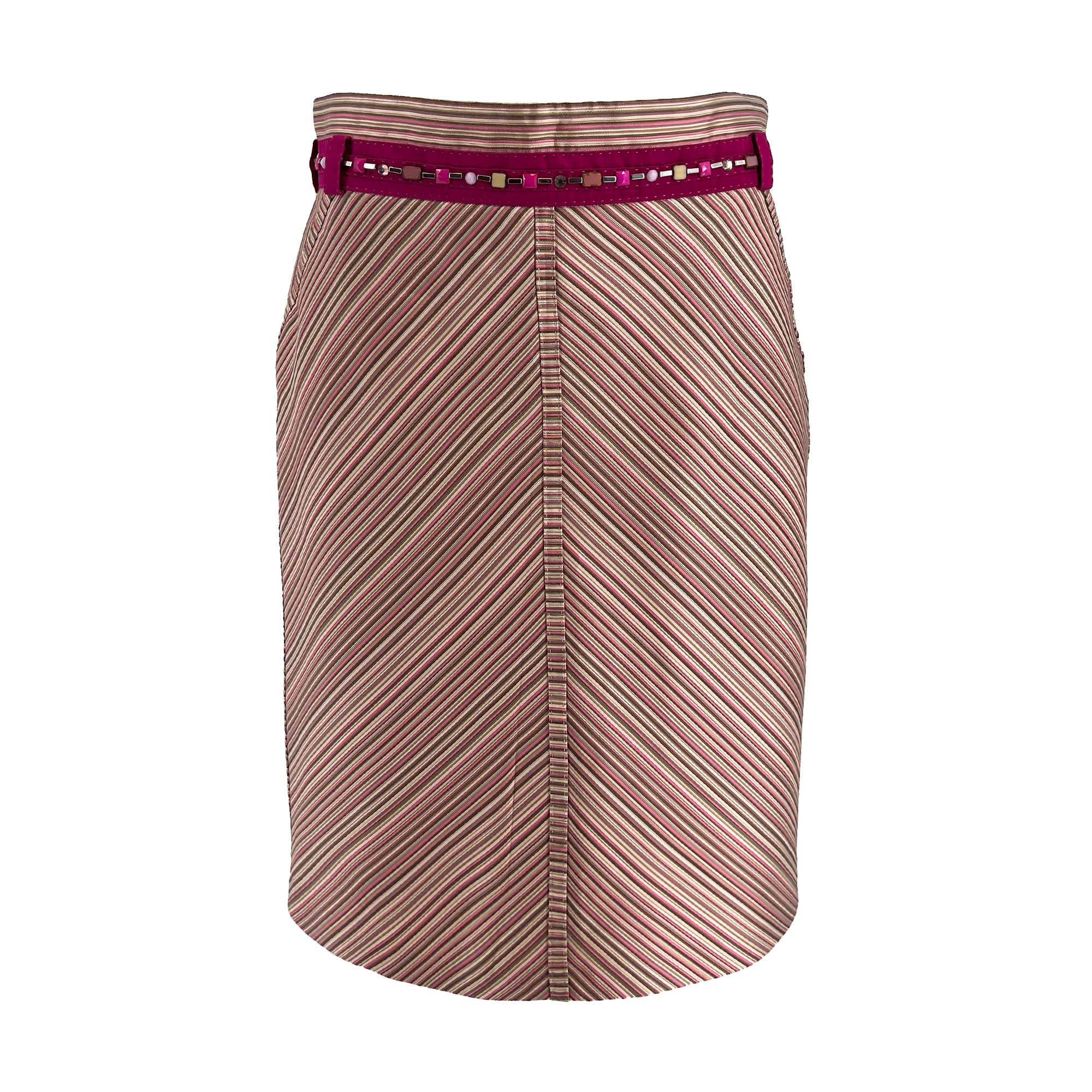 Louis Vuitton Striped Skirt