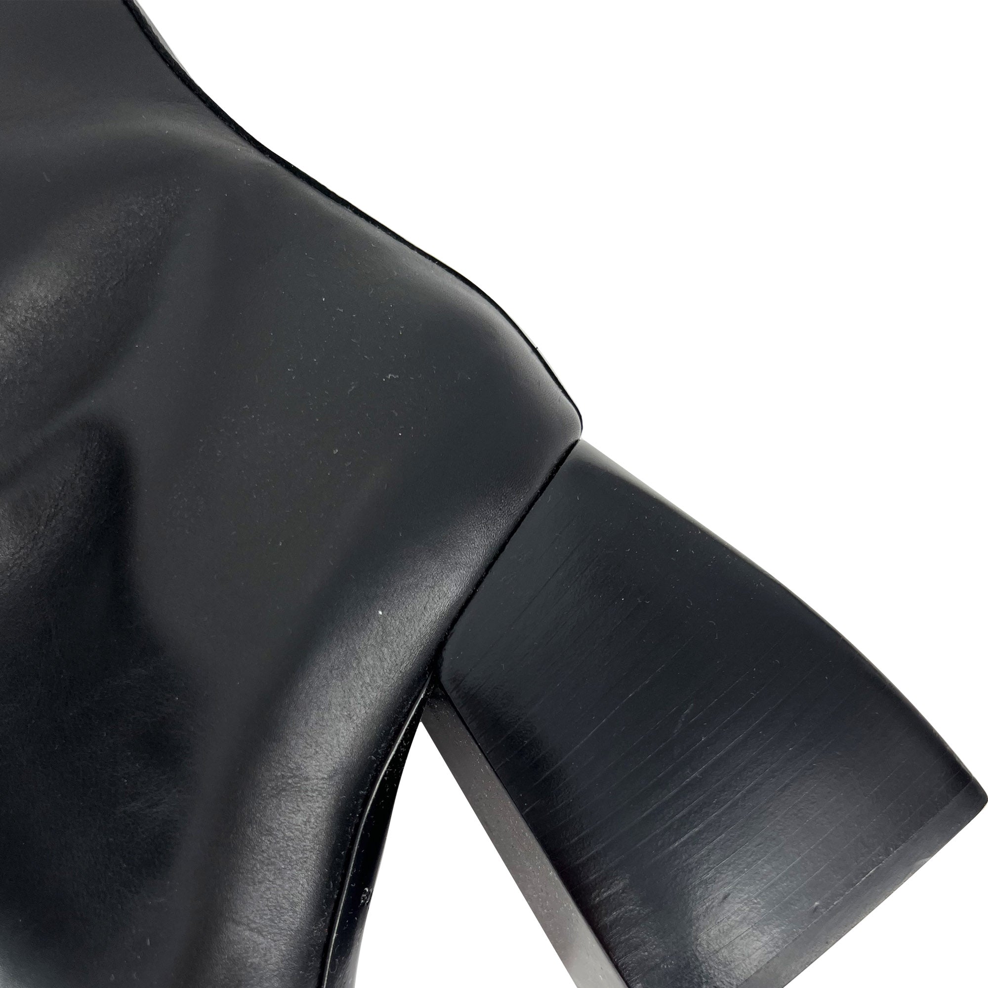 Nodaleto Bulla black lace-up high heel boots