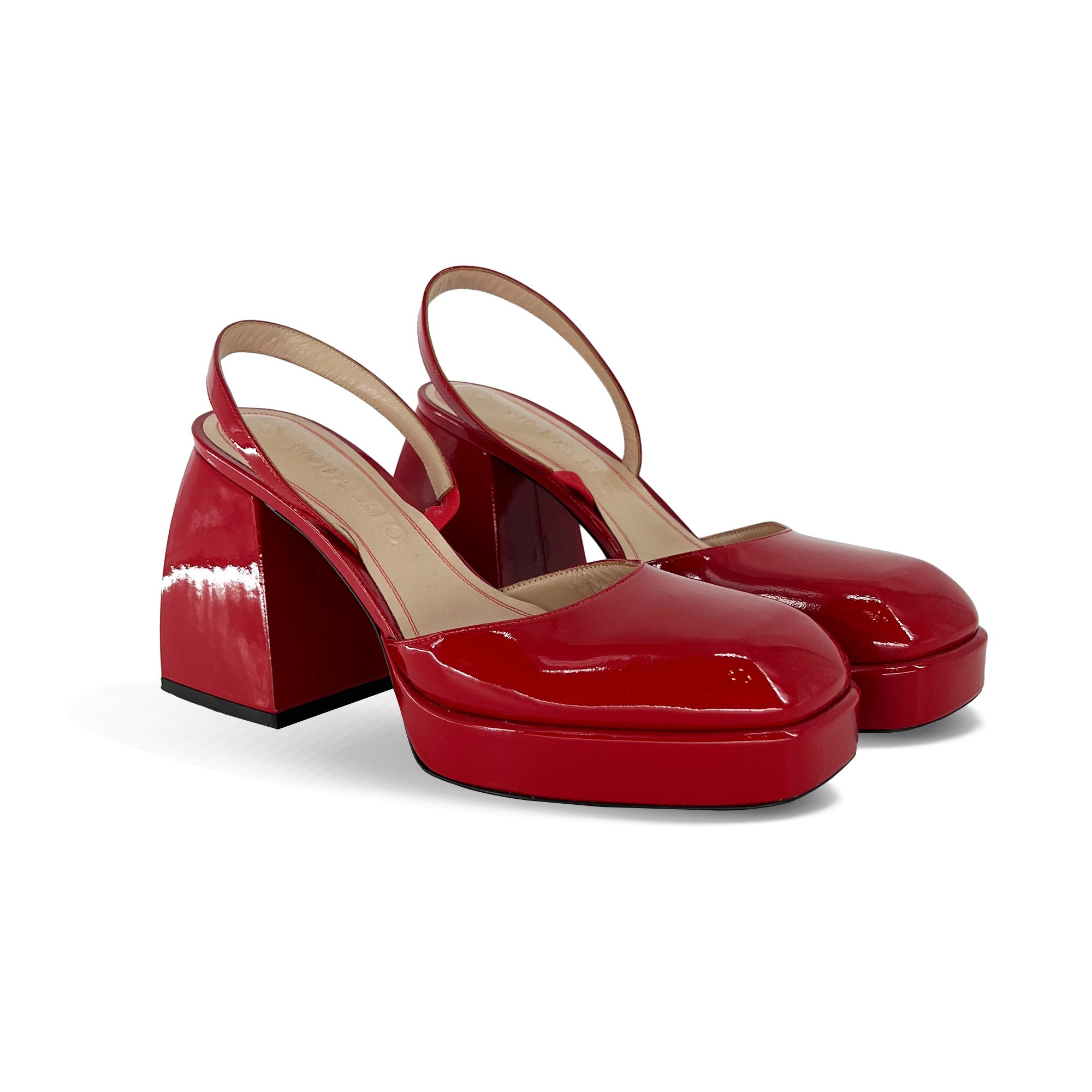 Nodaleto slingback red pumps