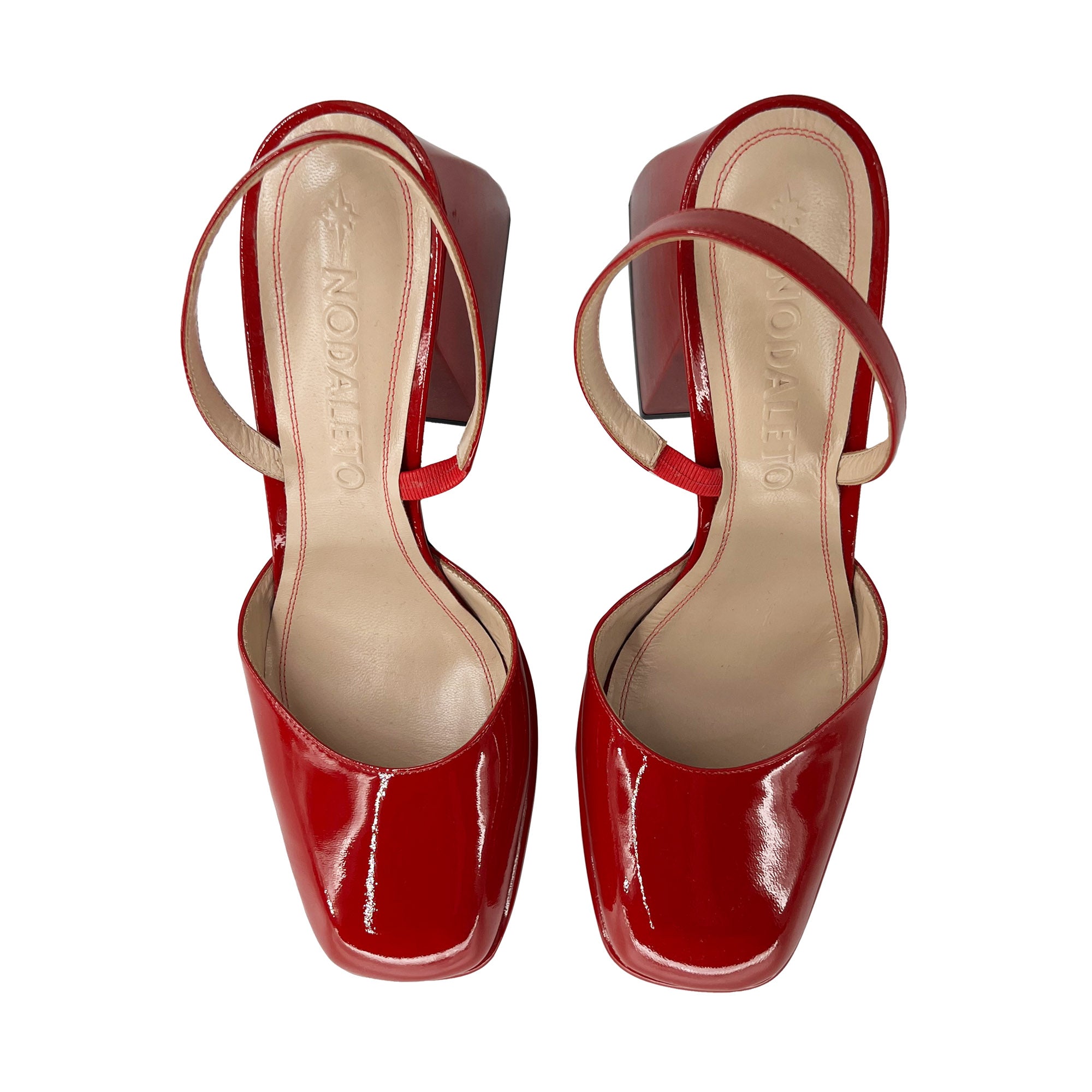 Nodaleto slingback red pumps