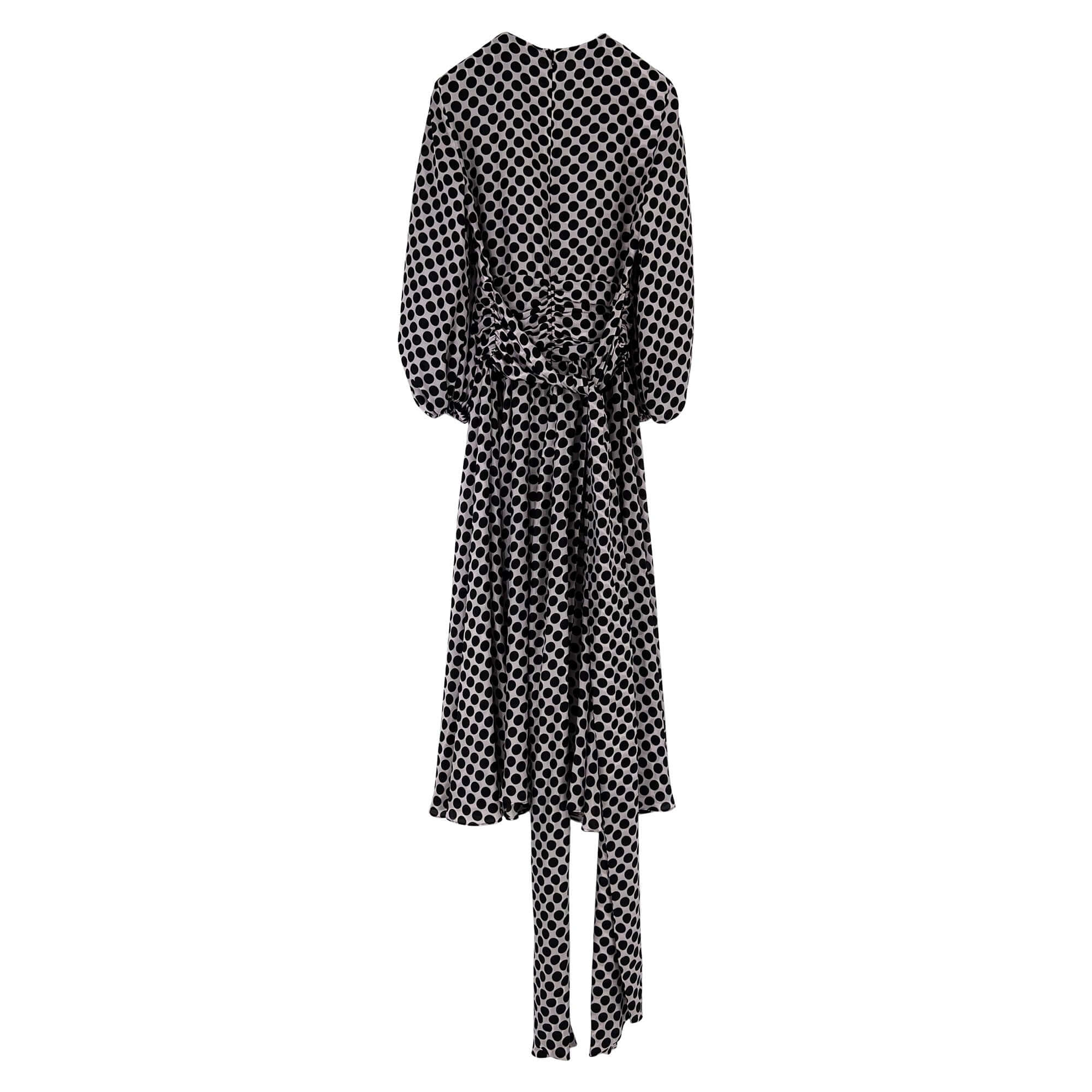 Alexander Vauthier polka dot satin dress