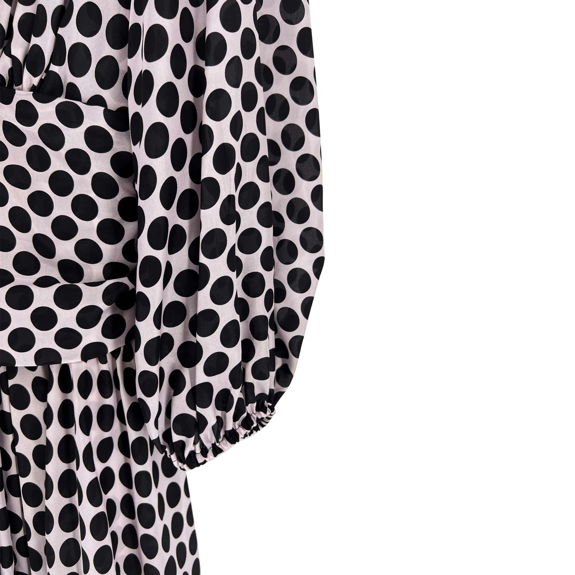 Alexander Vauthier polka dot satin dress