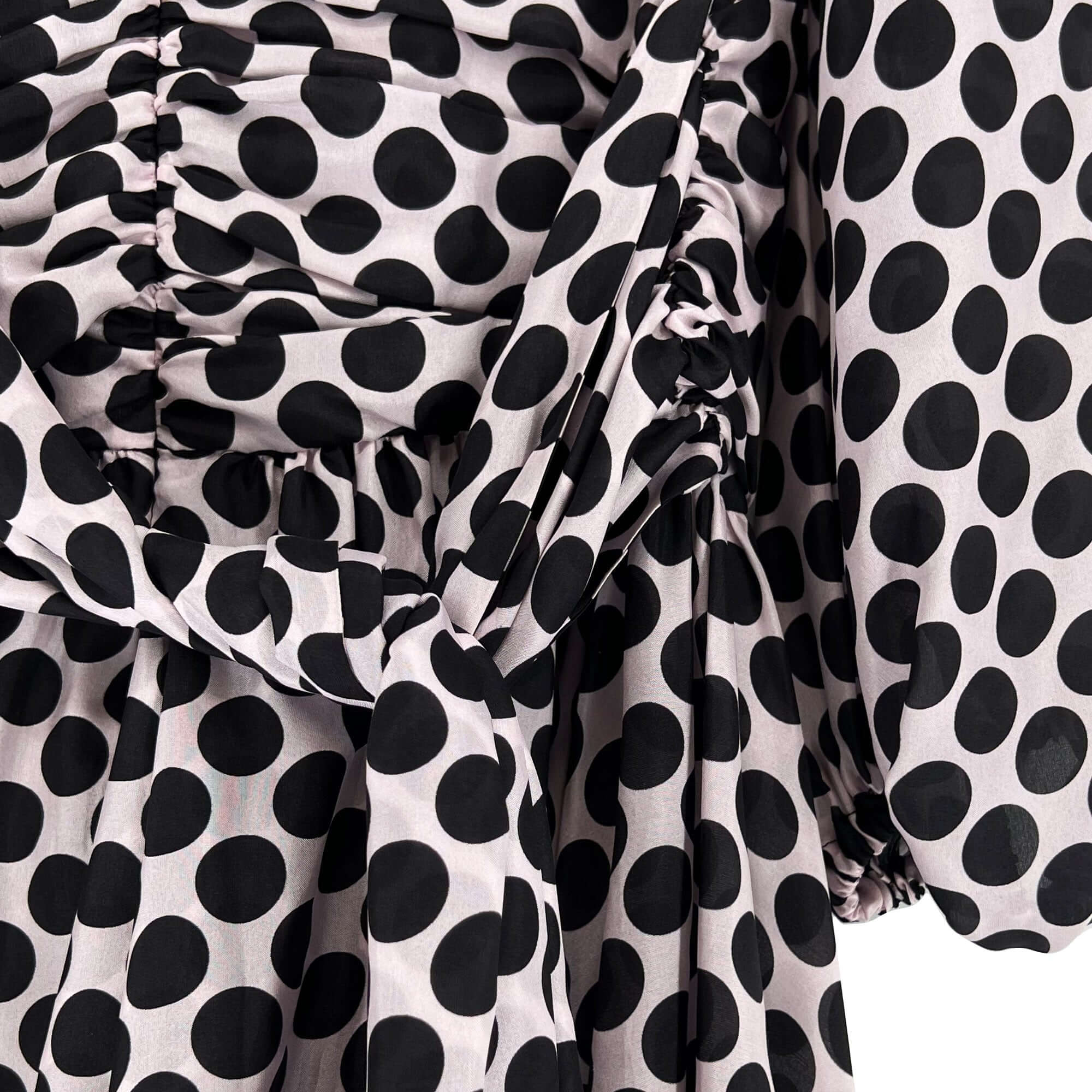 Alexander Vauthier polka dot satin dress
