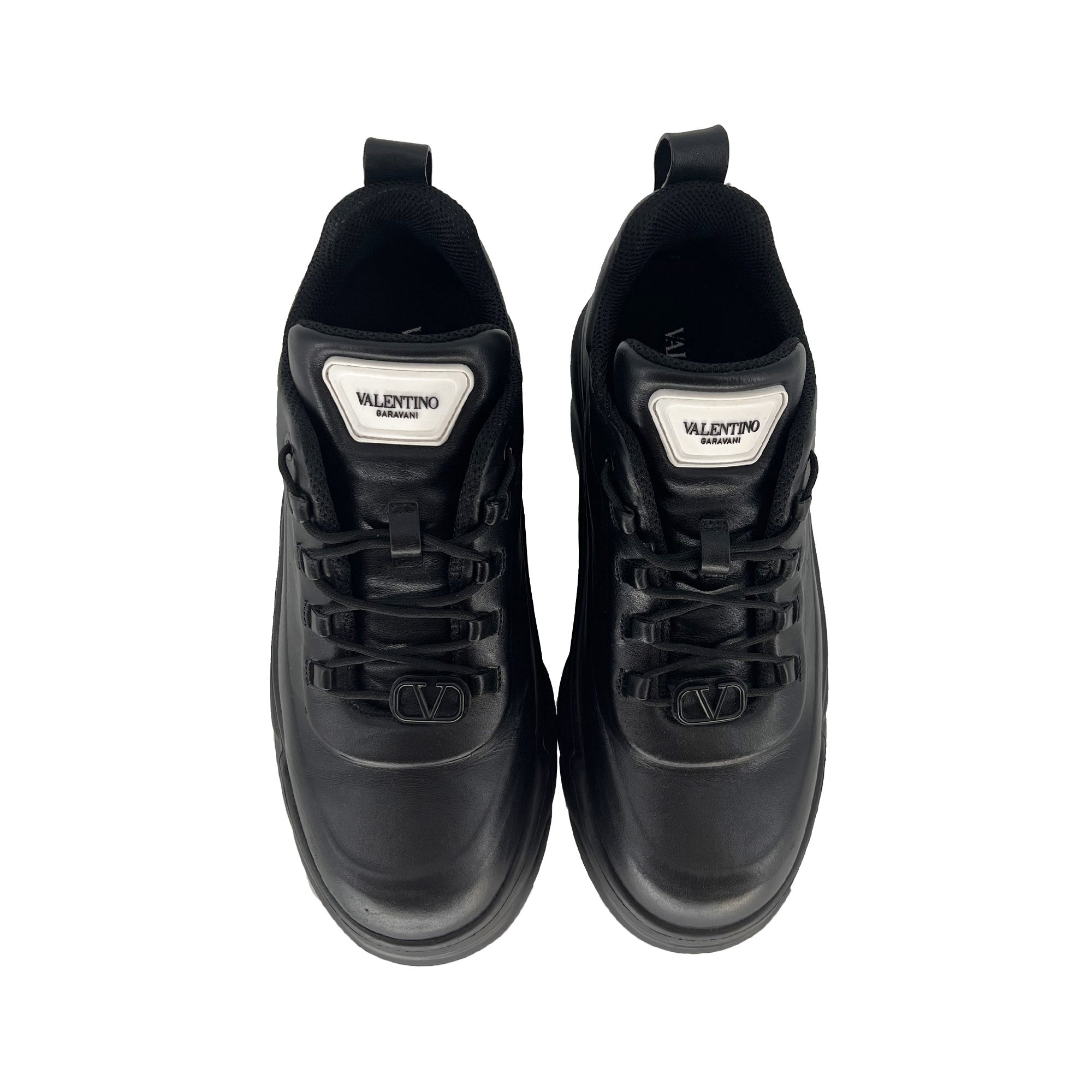 Valentino Garavani Black Platform Chunky Sneakers