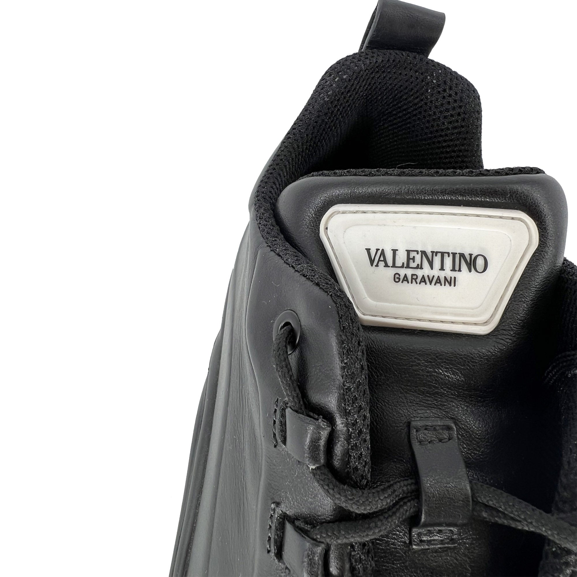 Valentino Garavani Black Platform Chunky Sneakers