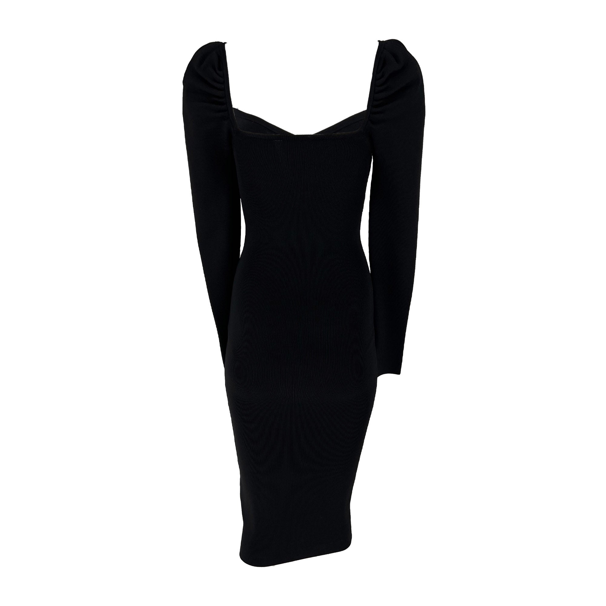 Versace Jeans Couture black midi bandage dress