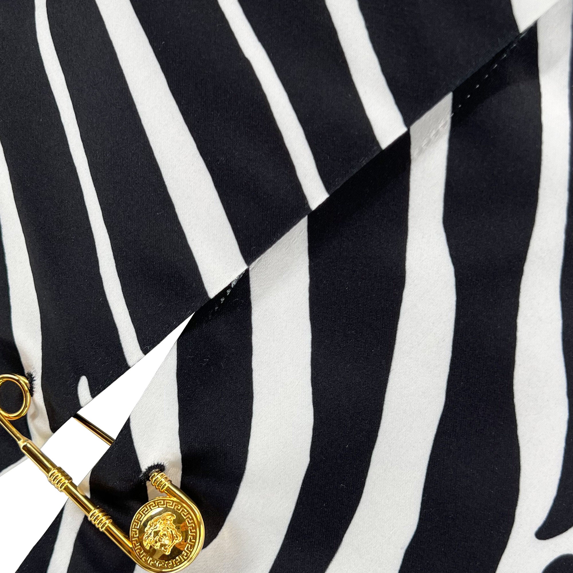 Versace Zebra Mini Skirt