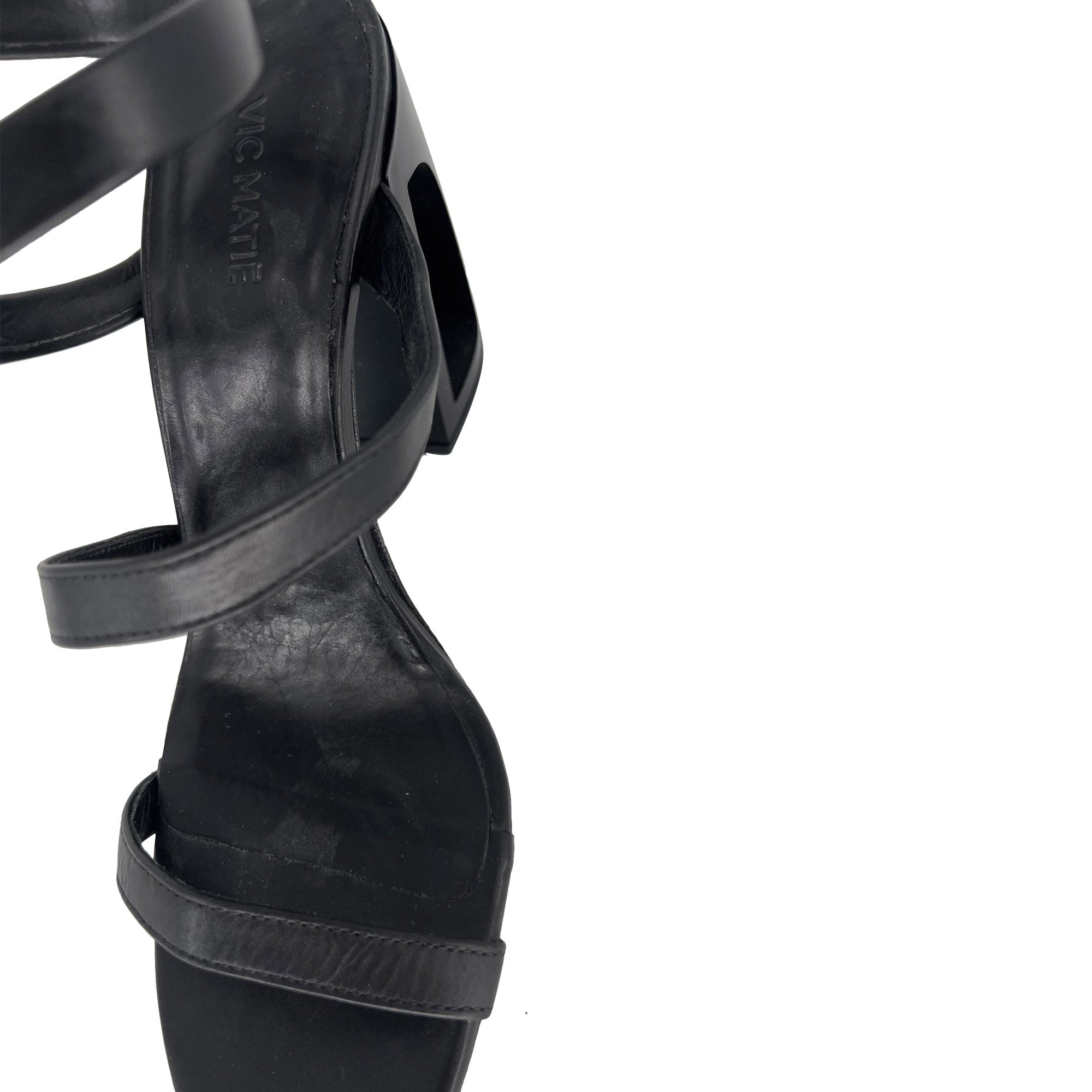 Vic Matie Leather high heel sandals