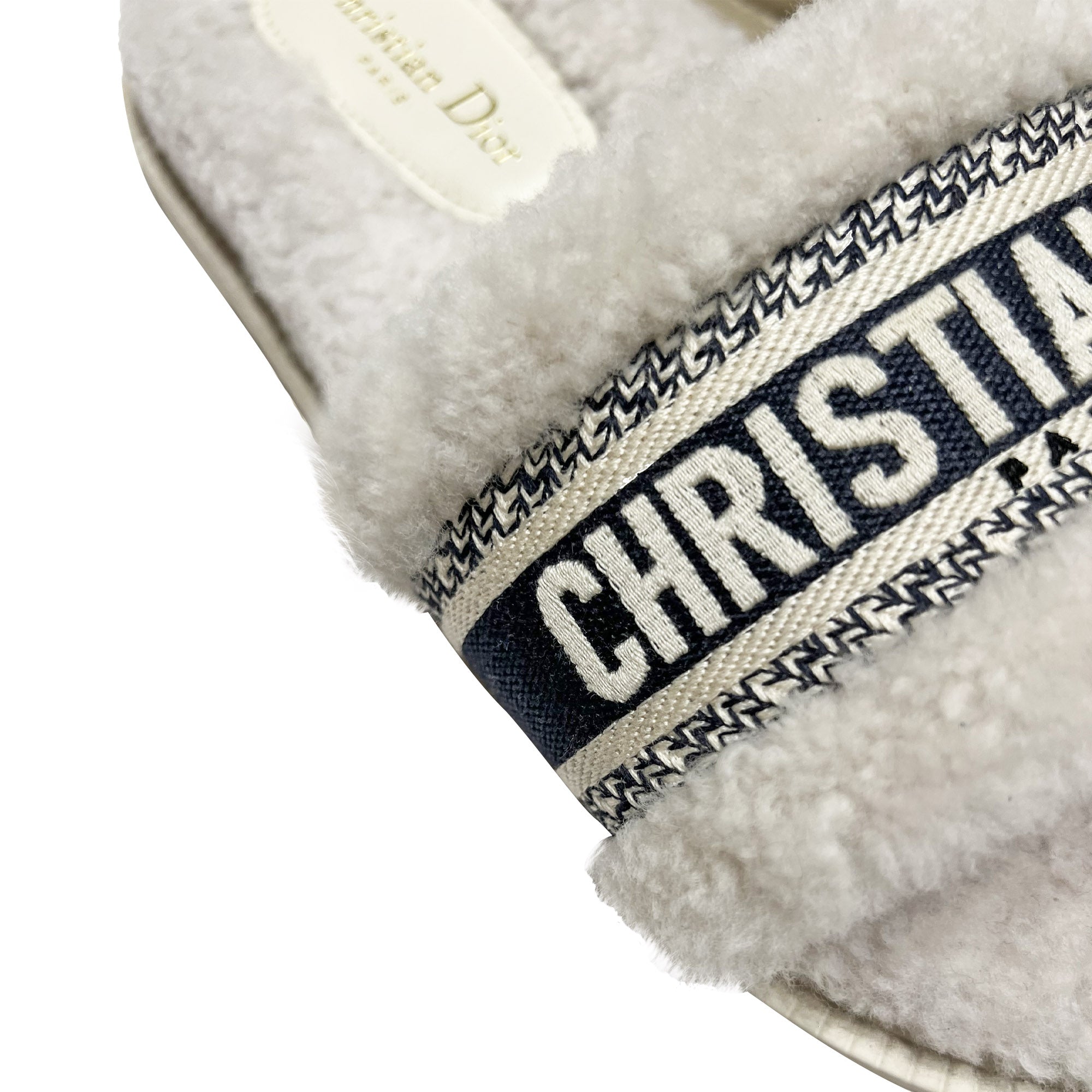 Christian Dior Shearling Sandals