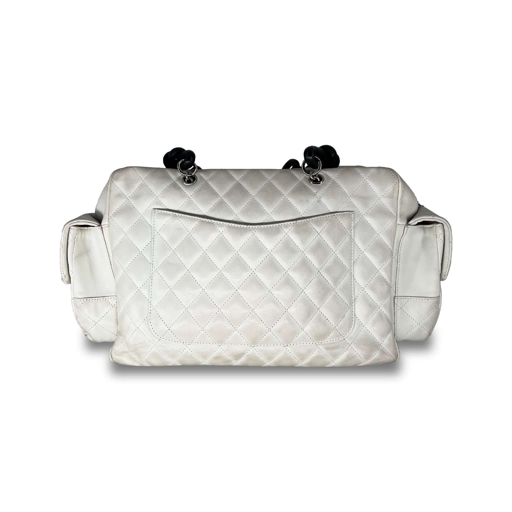 Chanel quilted calfskin leather reporter cambon bag