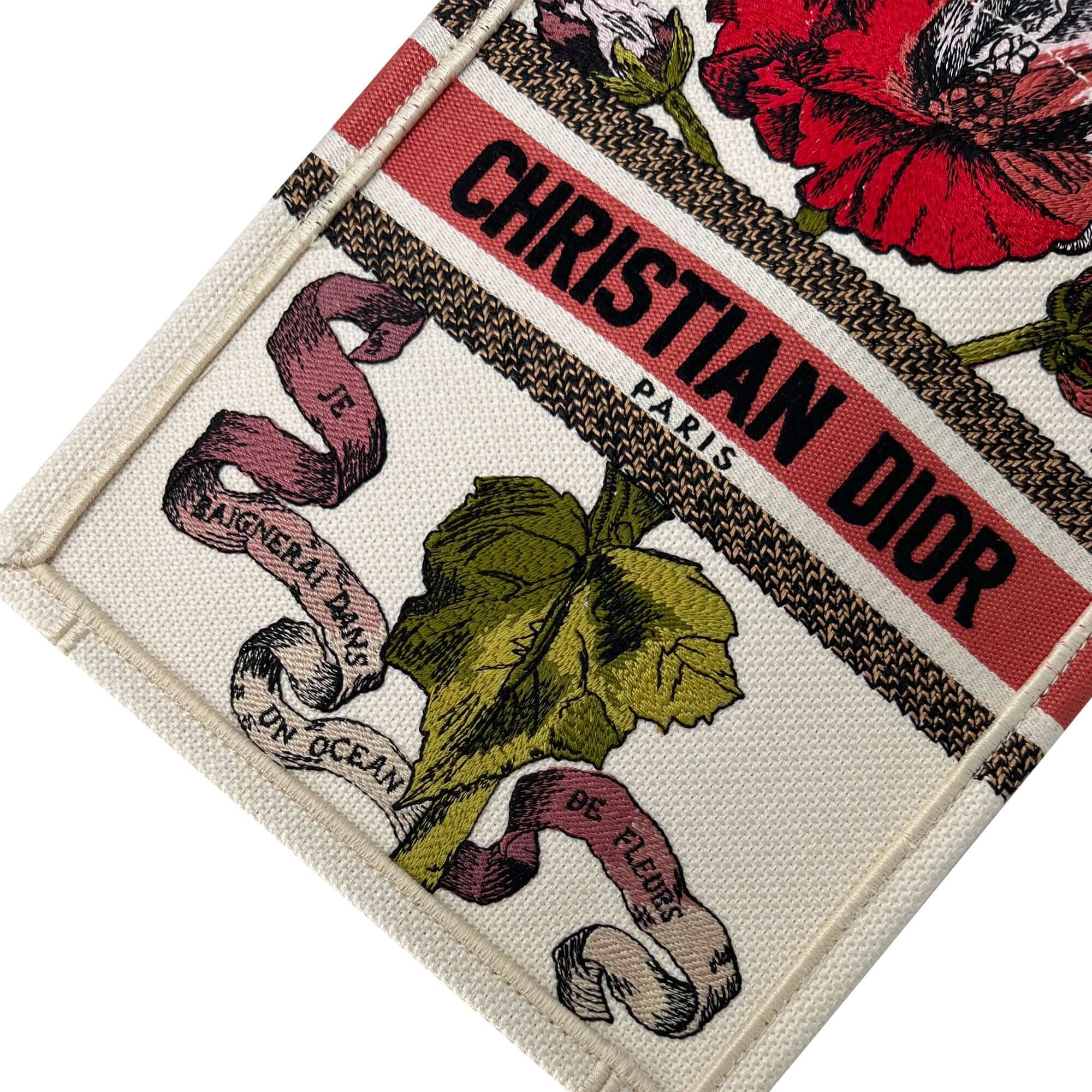 Christian Dior flower tote bag