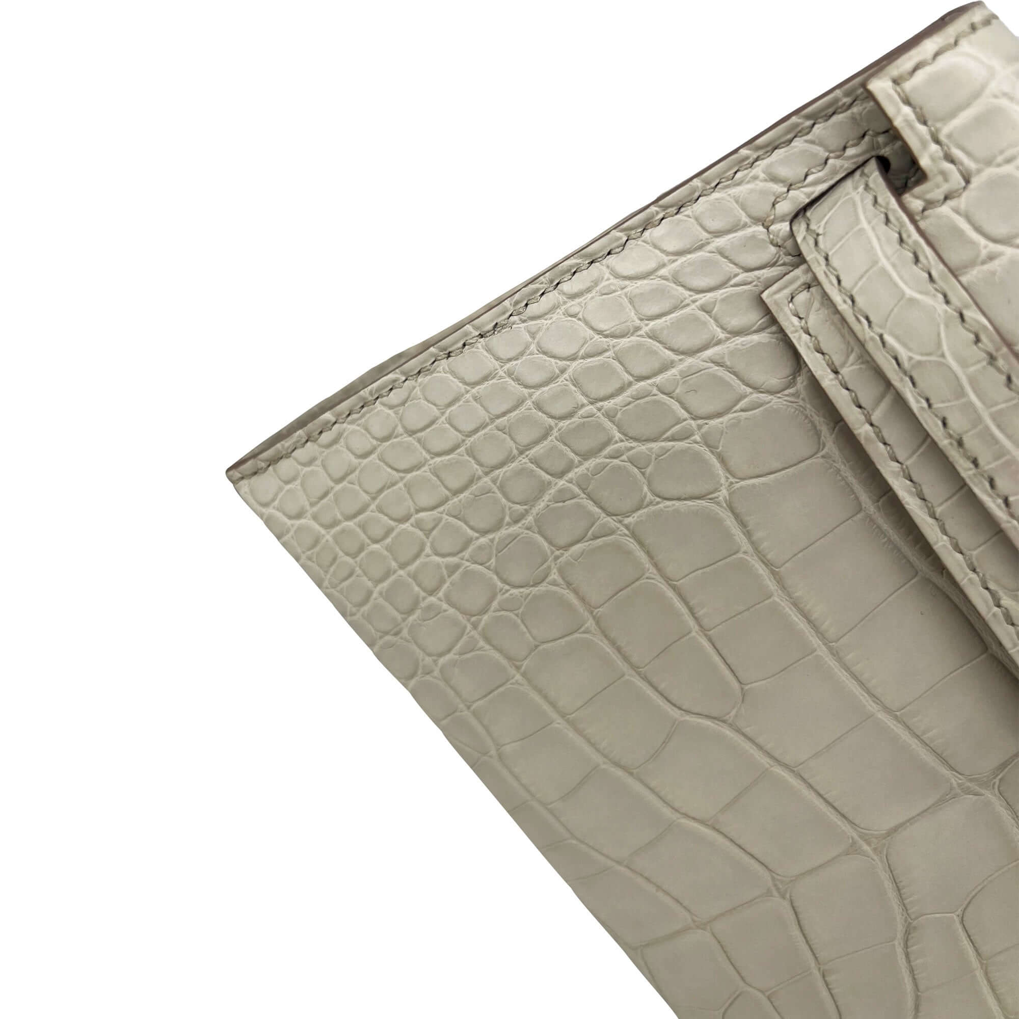 Hermes Kelly Designer Bag Beton Matte detail bottom