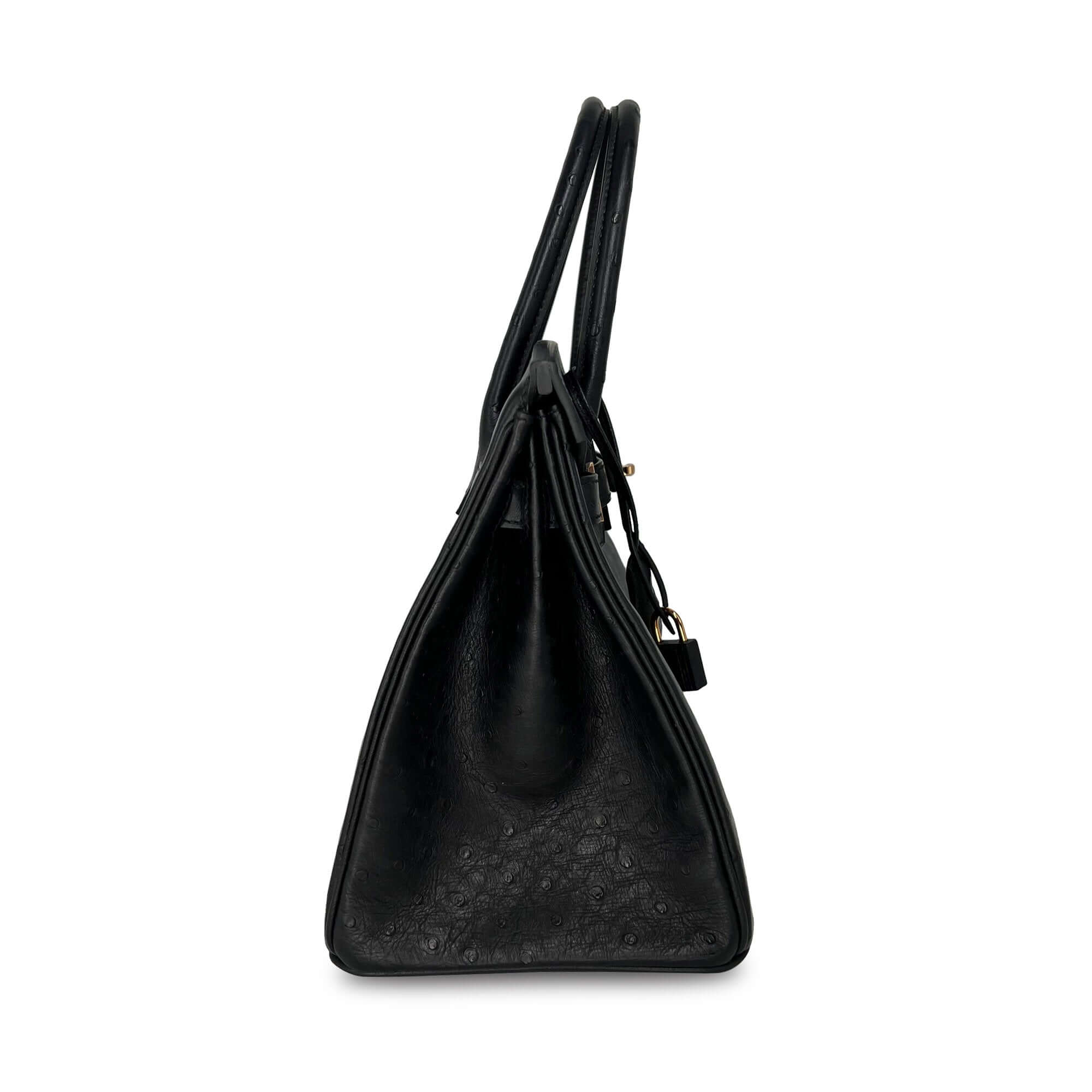 Hermes Birkin Noir Designer Bag side