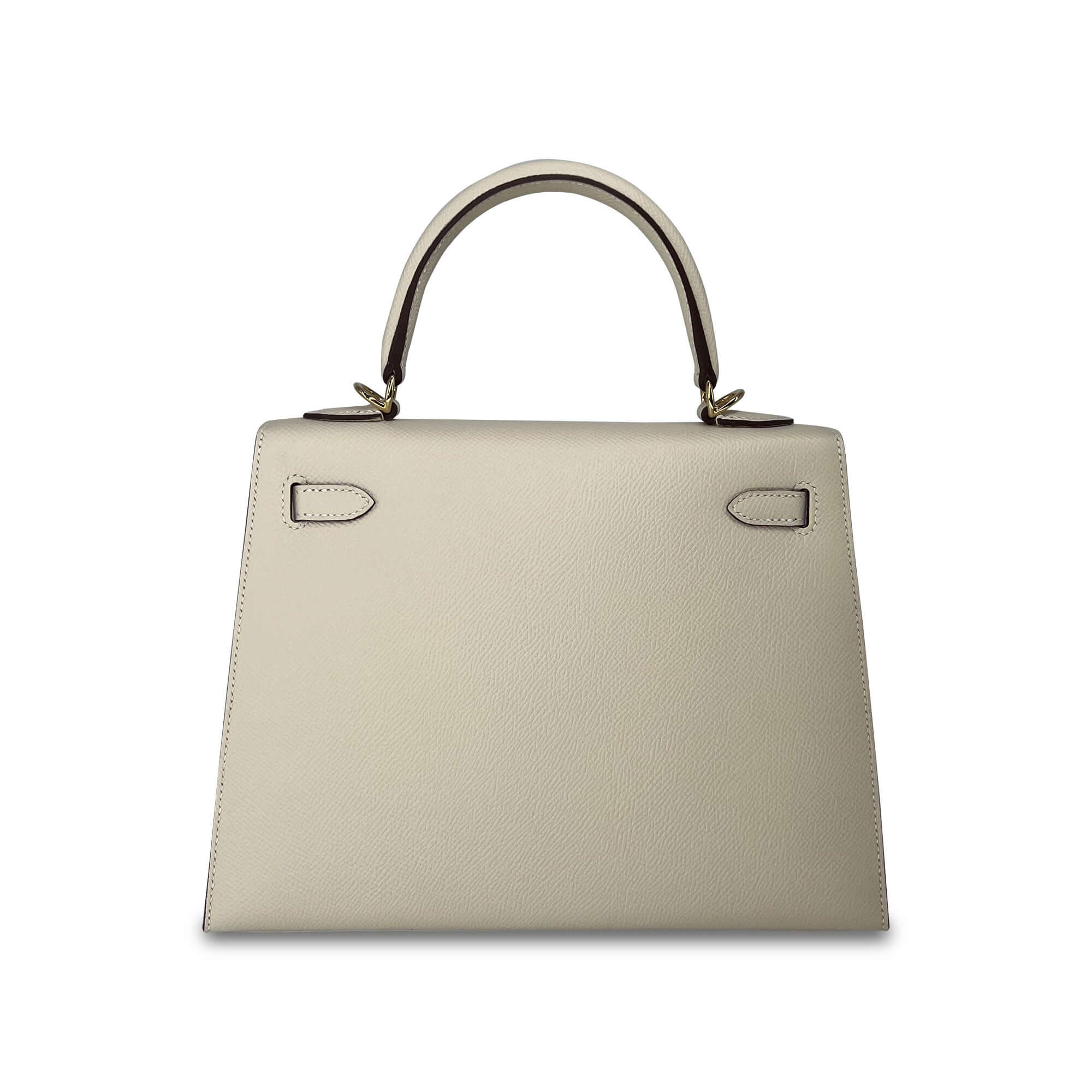 Hermes Kelly Craie Epsom leather designer bag back