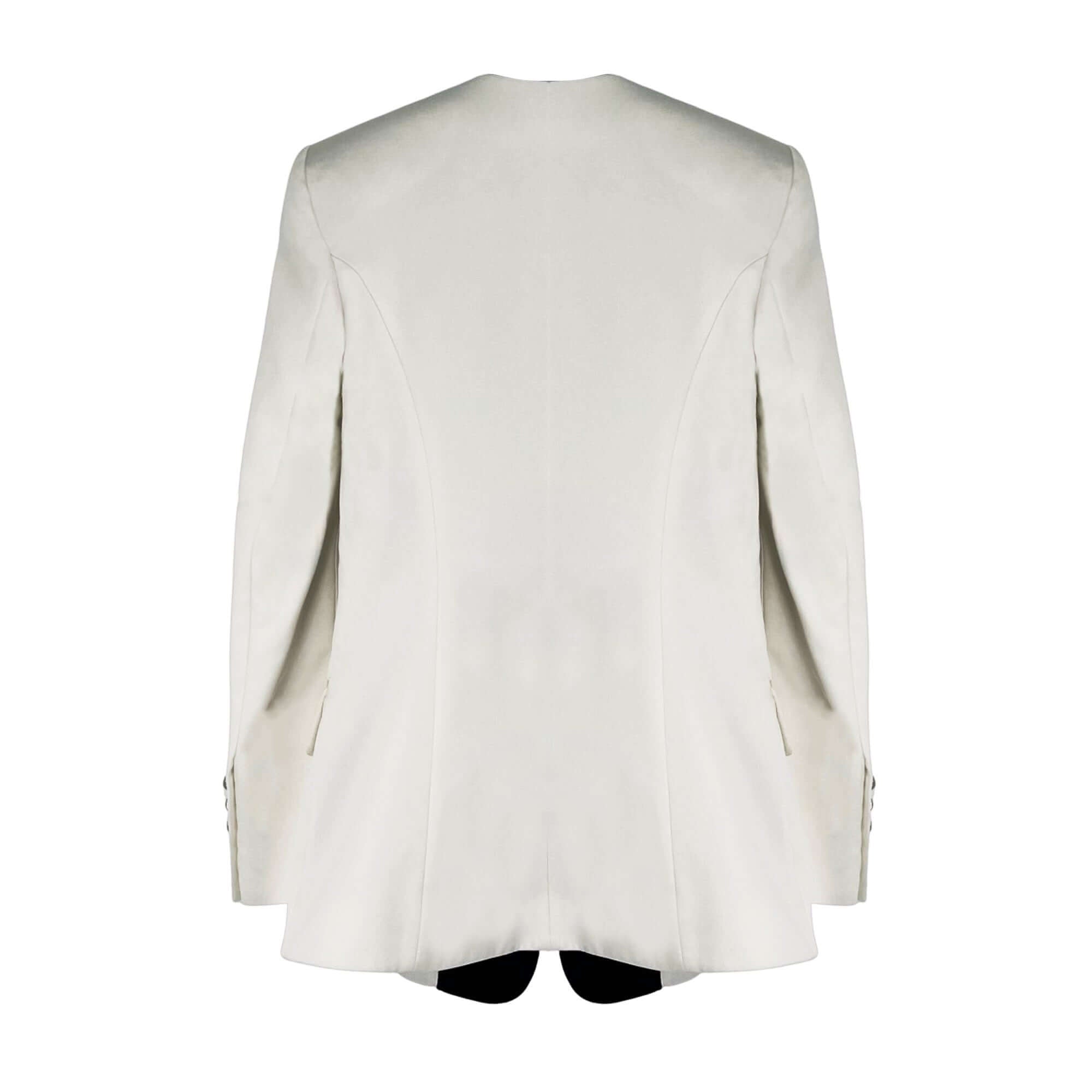 Balmain Black Paris white tuxedo blazer jacket