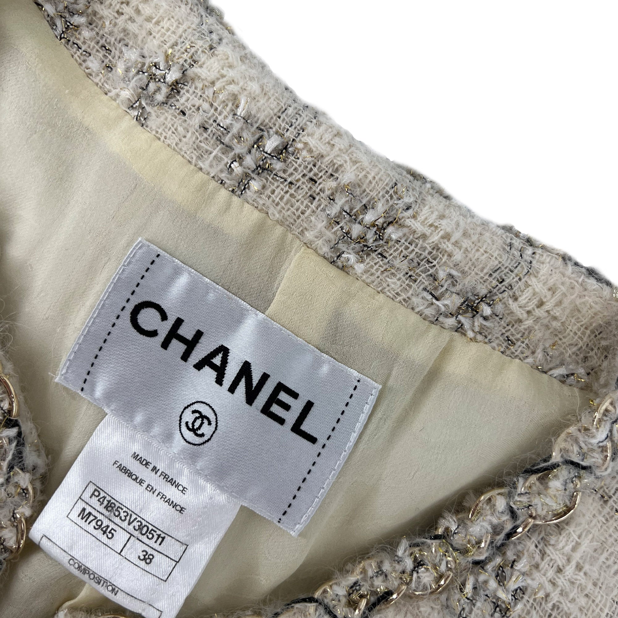 Vintage Chanel Boucle Tweed Jacket