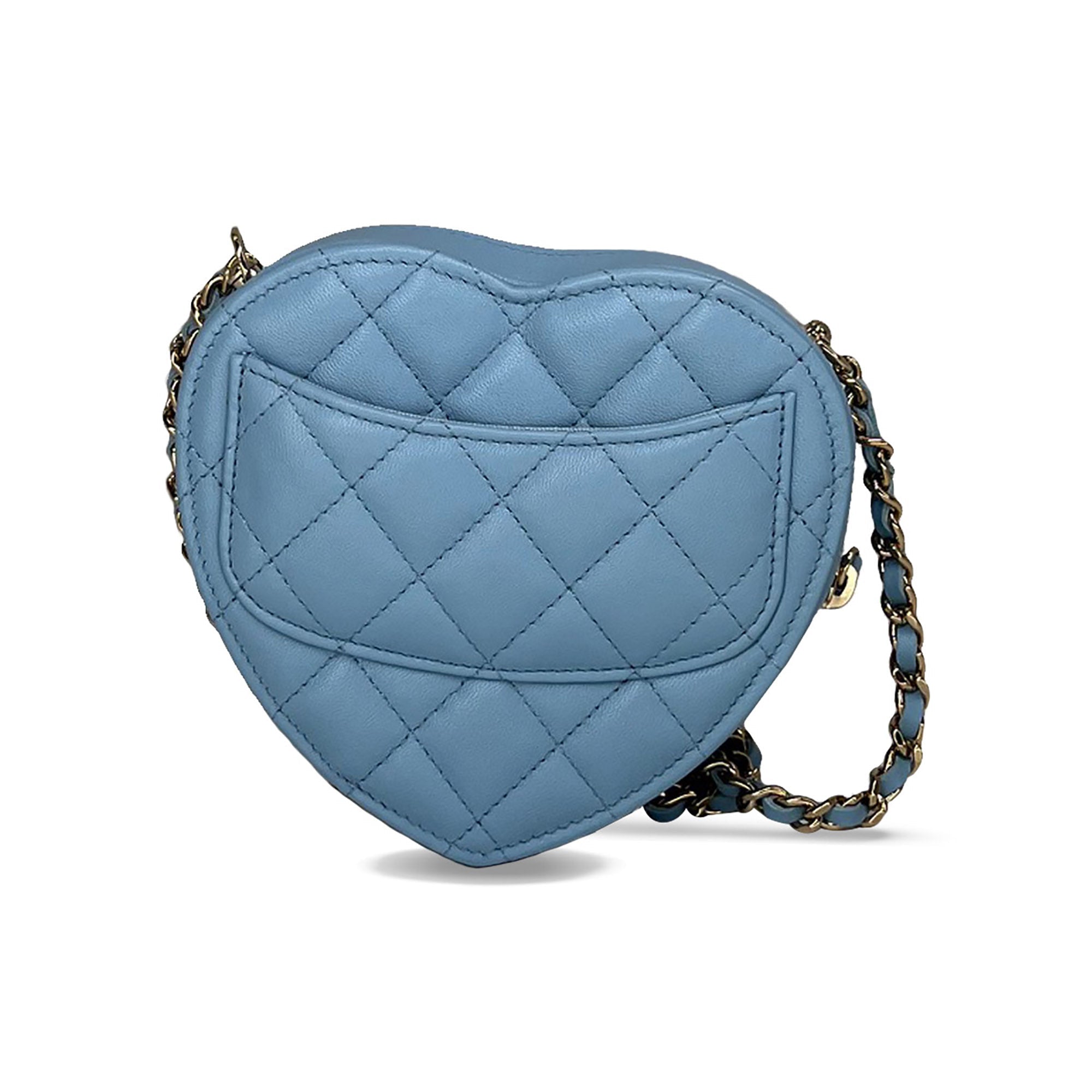 Chanel leather Medium heart bag