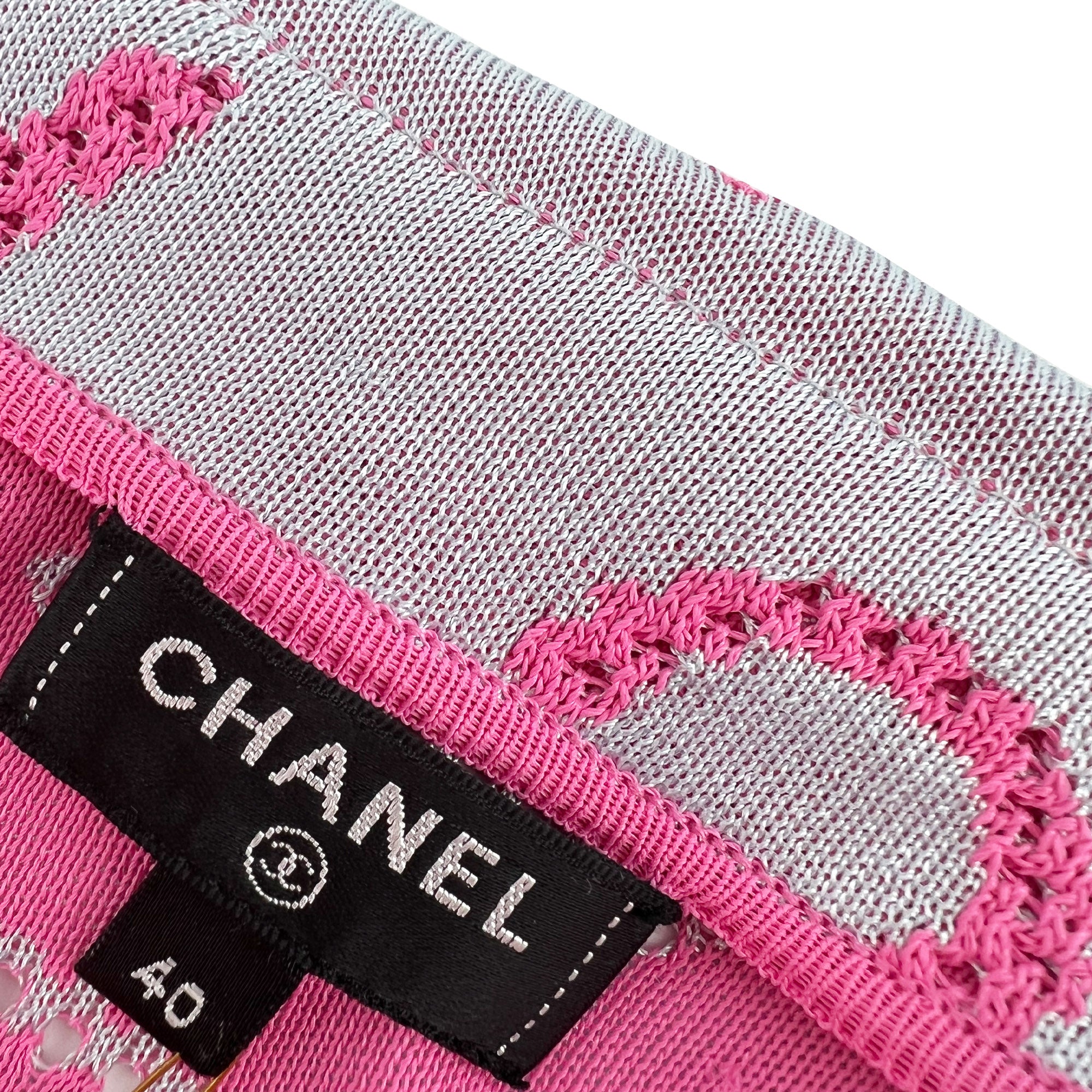 Chanel Pink Logo Kimono