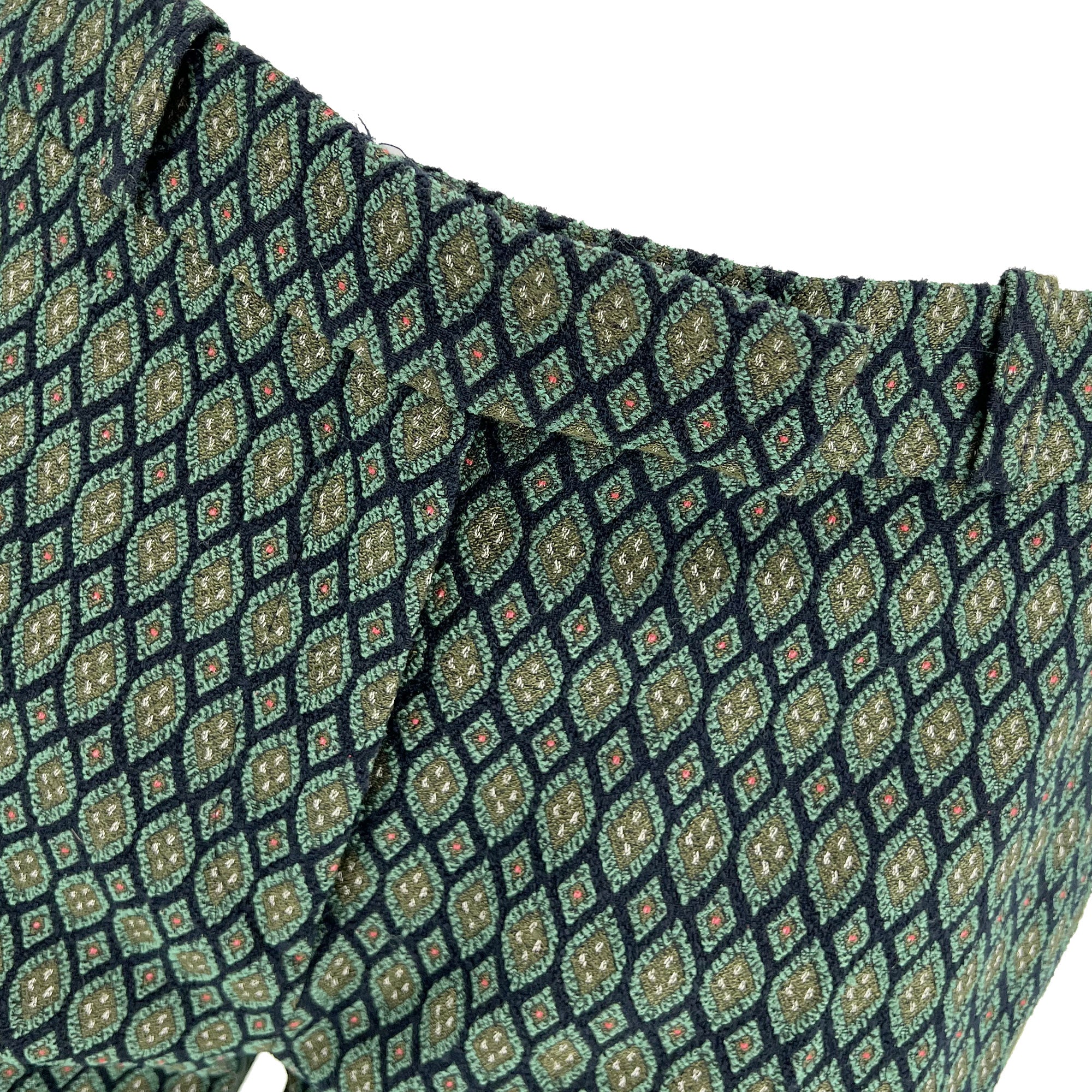 Etro Green Wool Blend Trousers