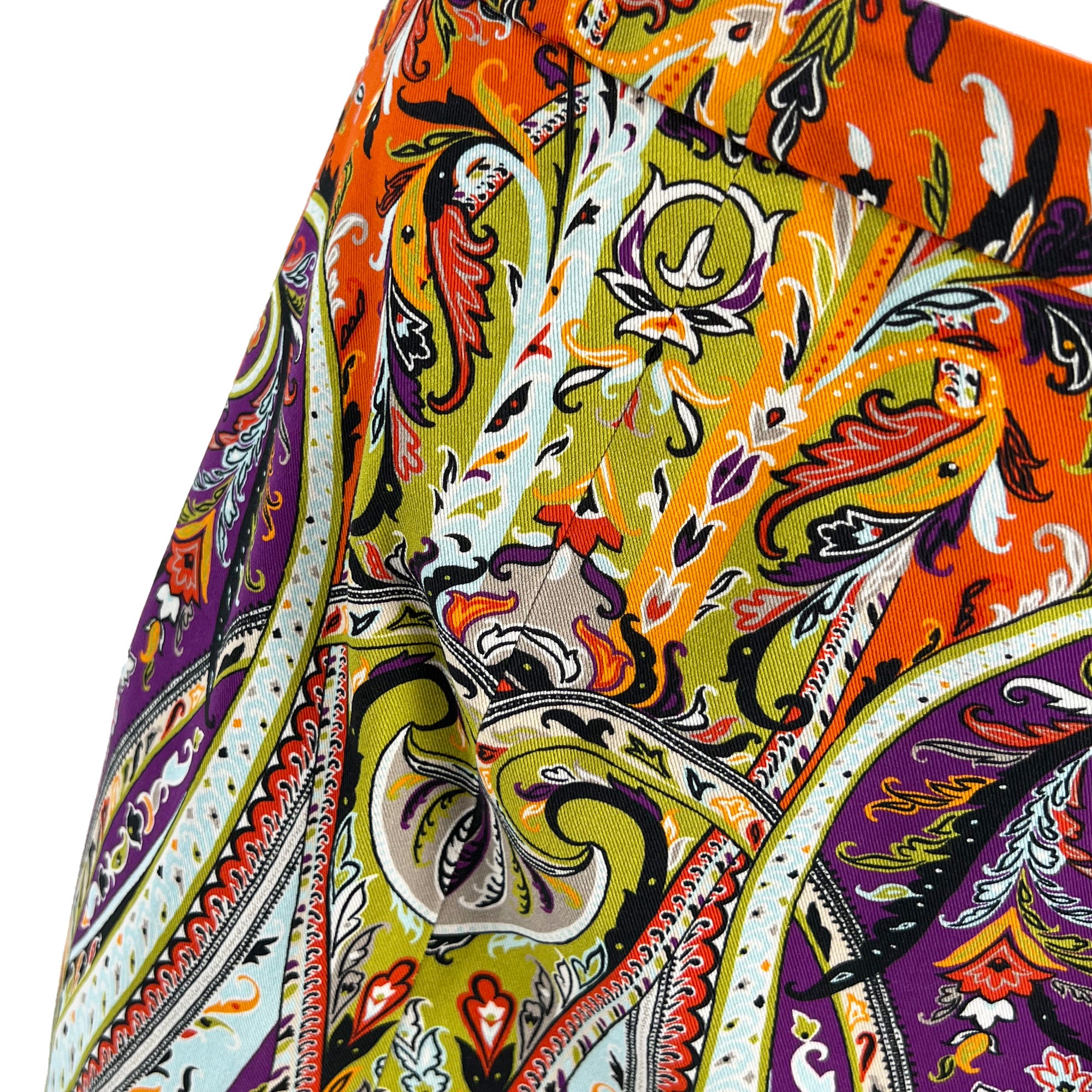 Etro Vinatge Abstract Midi Skirt