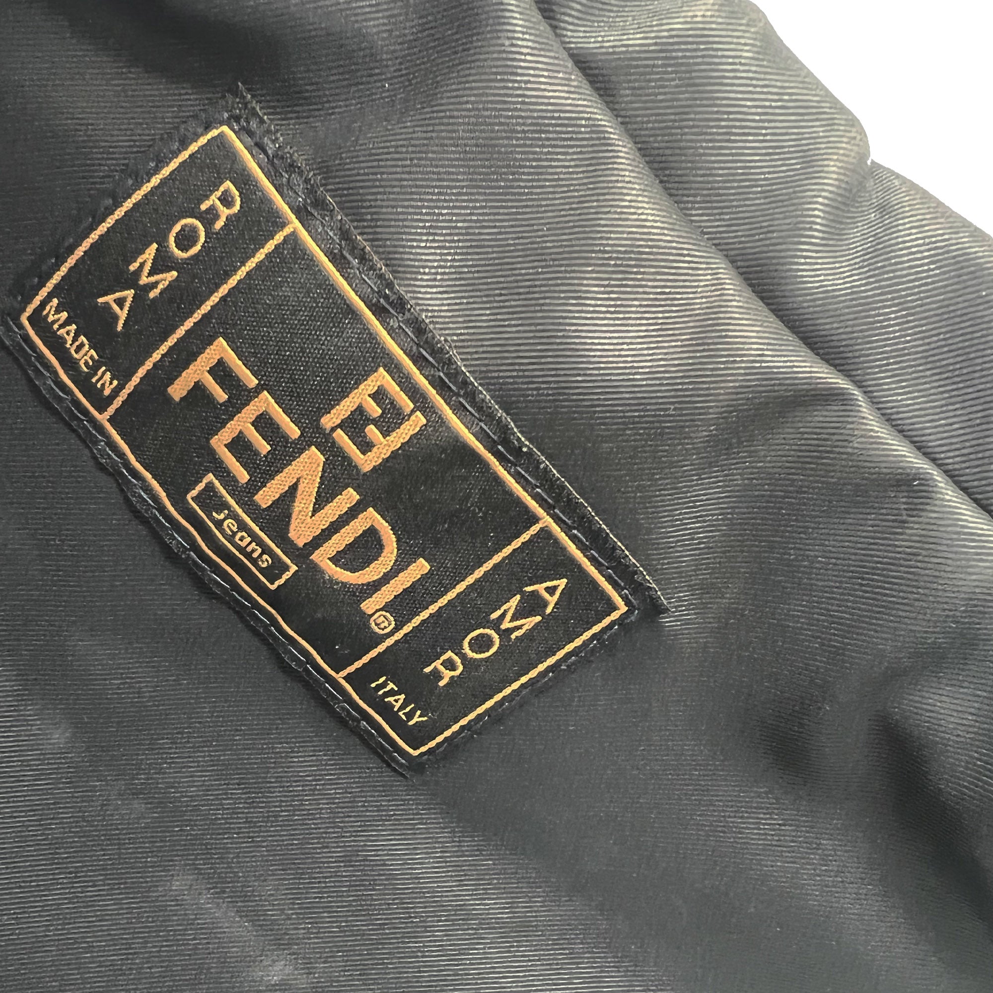 Fendi Jeans Vintage logo Belt Jacket