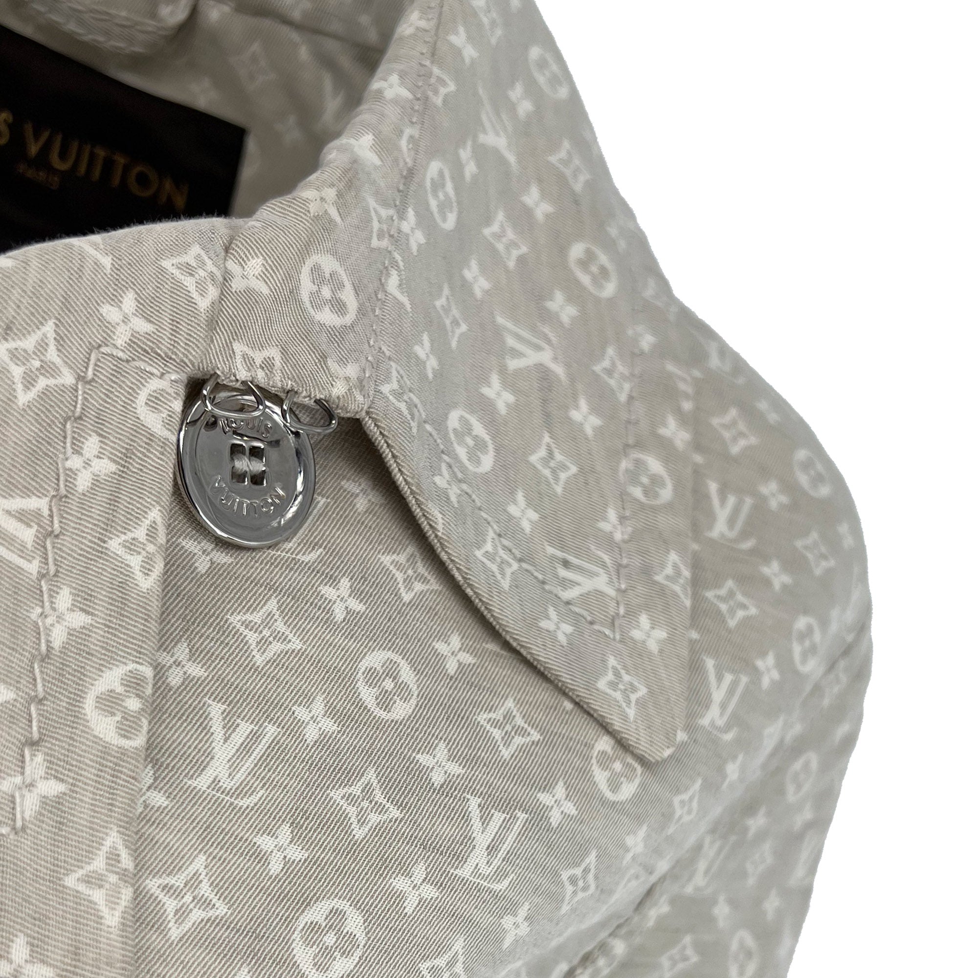 Louis Vuitton Monogram Denim Trench Coat