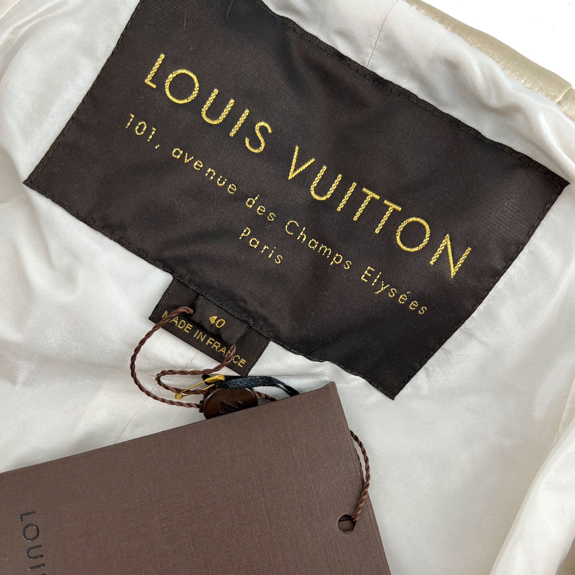 Louis Vuitton Vintage Gold Coat