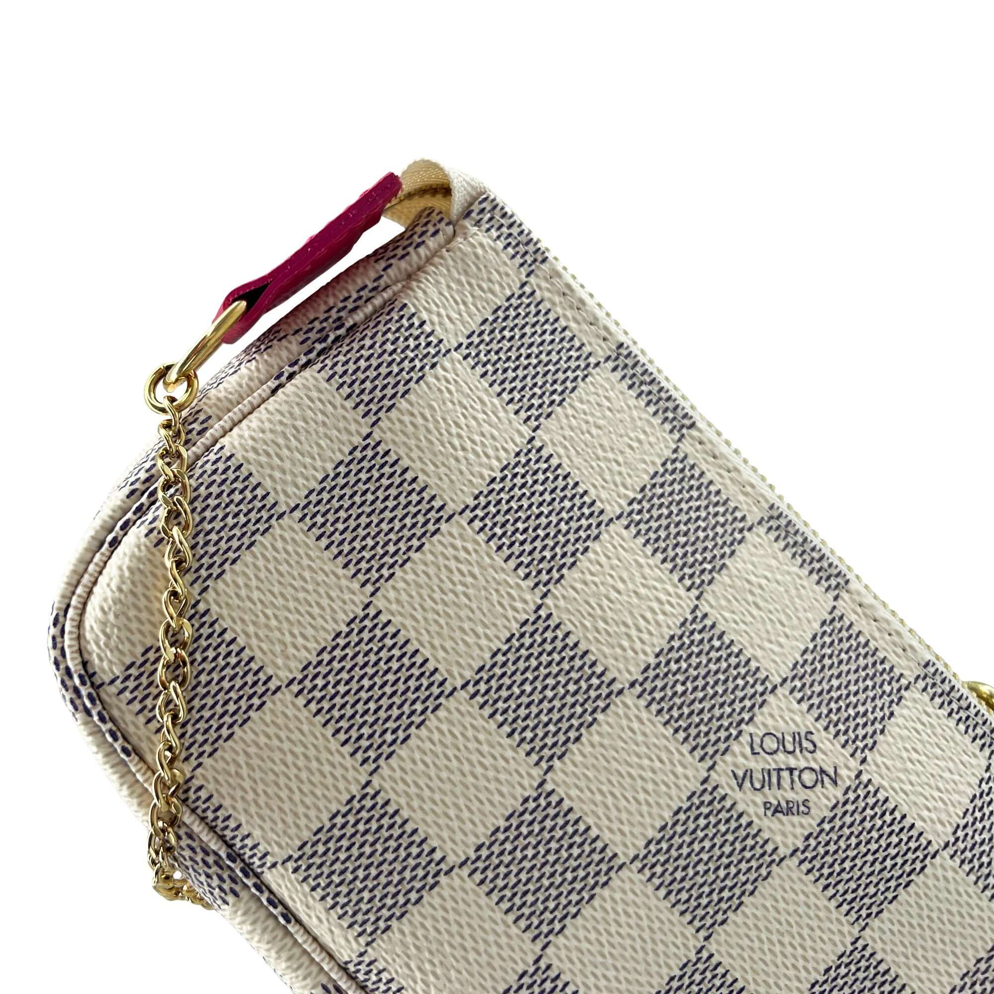 Louis Vuitton Damien Alma Hollywood pochette chain wallet