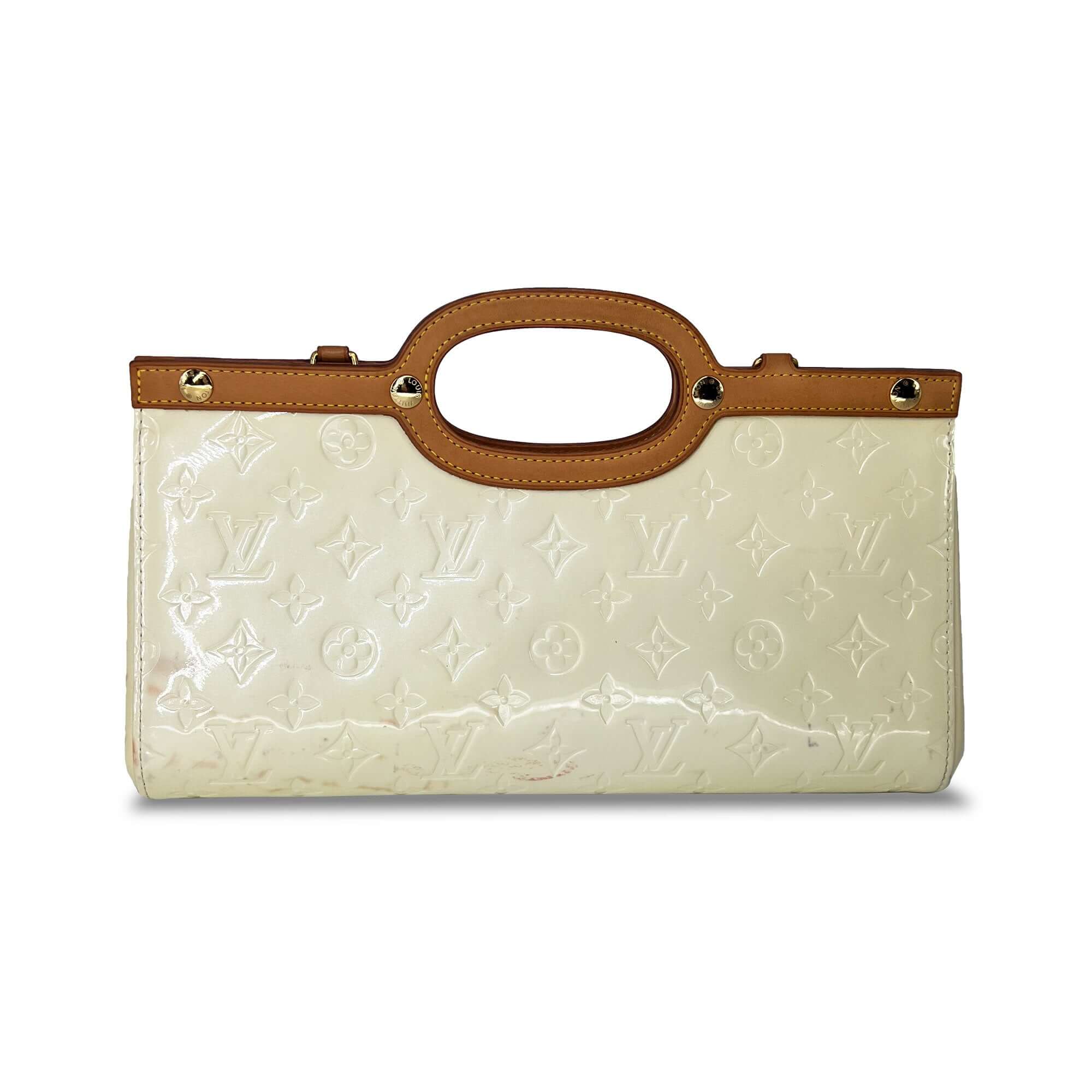 Louis Vuitton Monogram Triangle ID Luggage Tag Garment Bag Suitcase Vintage