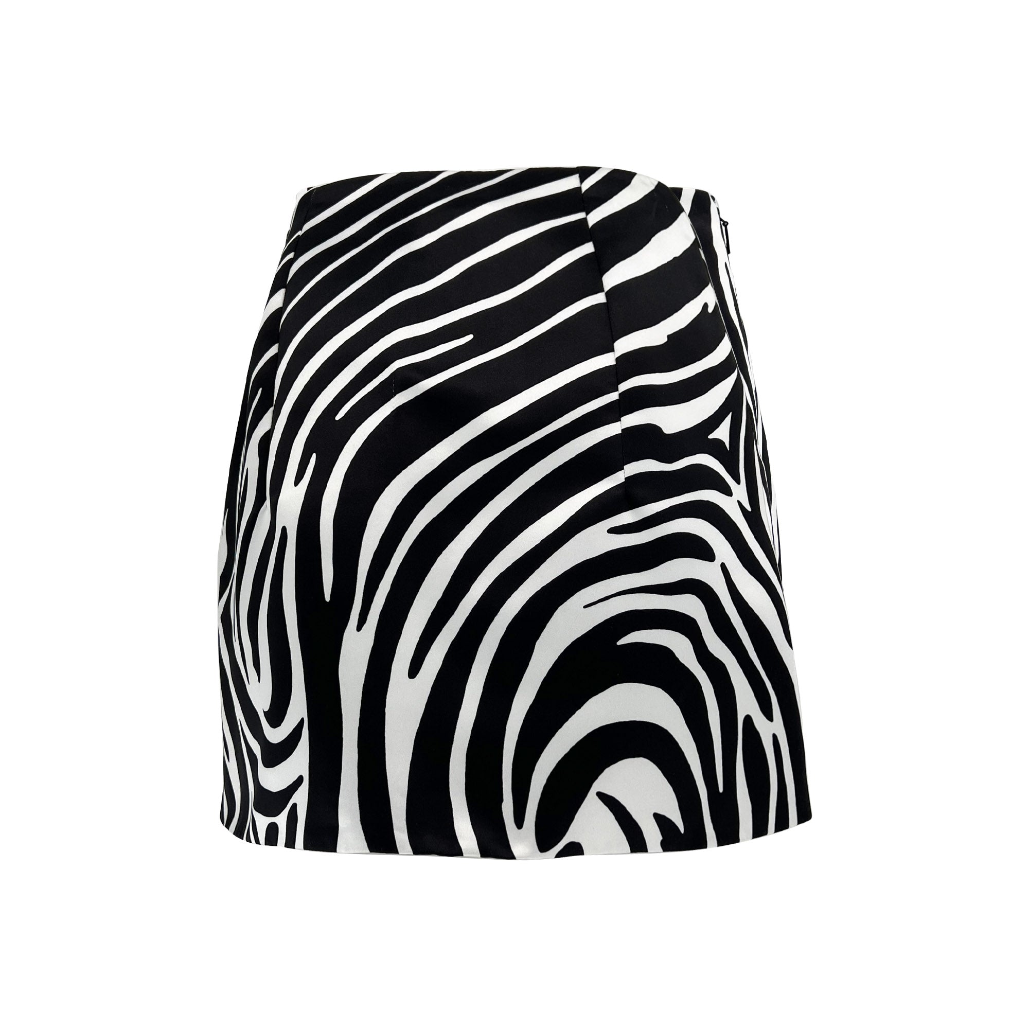 Versace Zebra Mini Skirt
